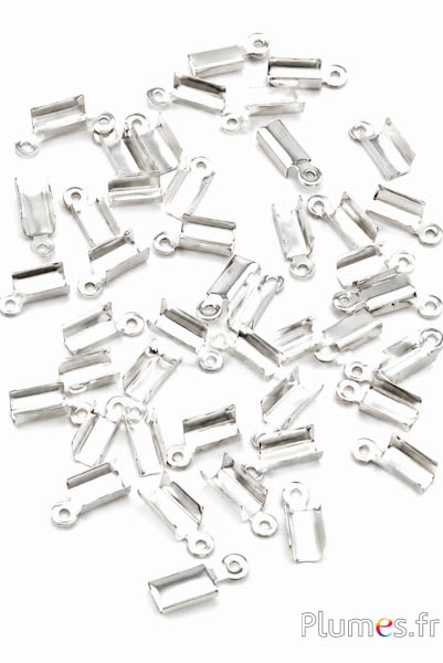 Bandklemme - 11 x 5 x 4 mm - silber